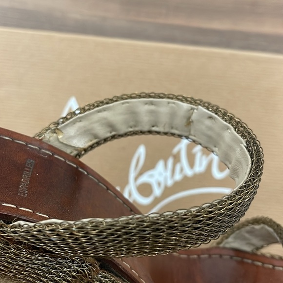 Christian Louboutin Cadena Chain Espadrilles - Picture 9 of 12